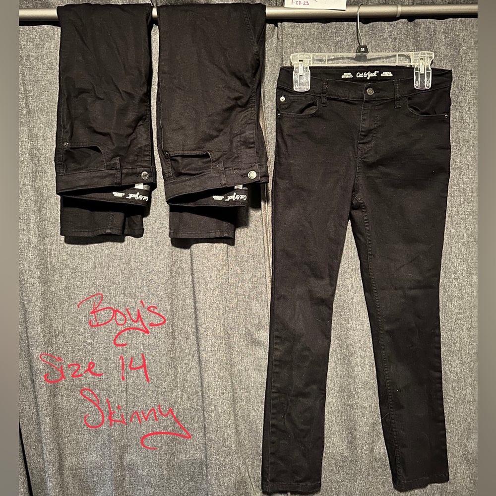 Boys skinny jeans size 14
